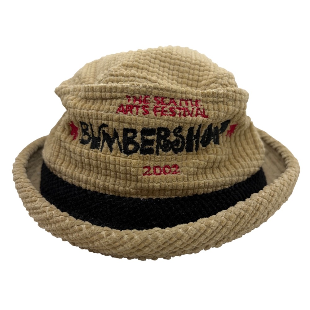 Vintage New York Hat Co Bumbershoot 2002 Seattle Arts Festival Corduroy Hat L